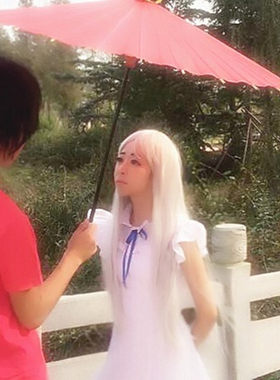 纯棉未闻花名动漫本间芽衣子