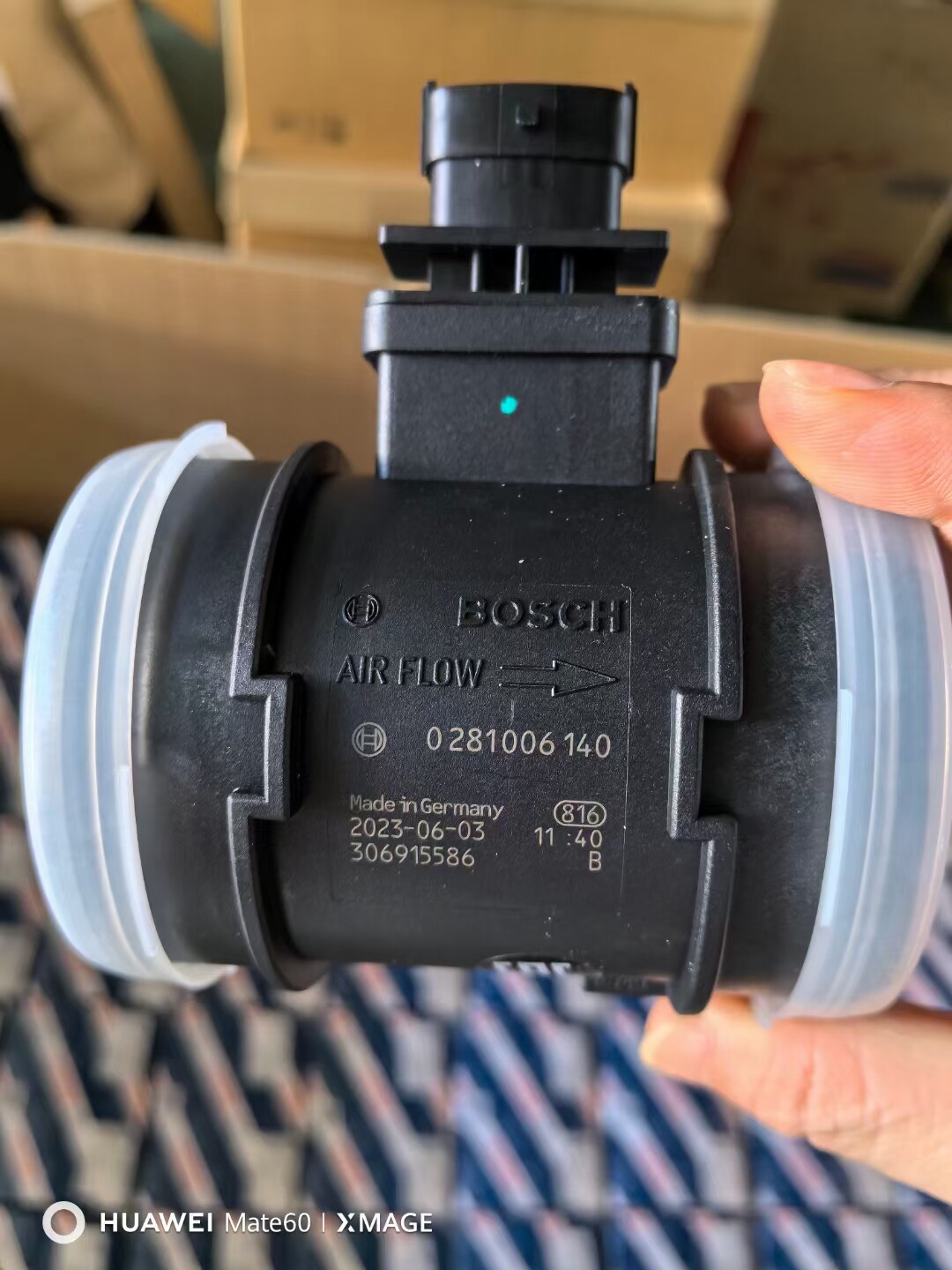 适用于江铃全顺江铃特顺空气流量计进气传感器博世流量计纯正原厂