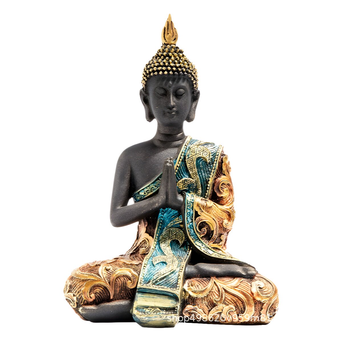 代发批发泰国佛像树脂工艺品东南亚创意玄关家居饰品摆件跨境优选
