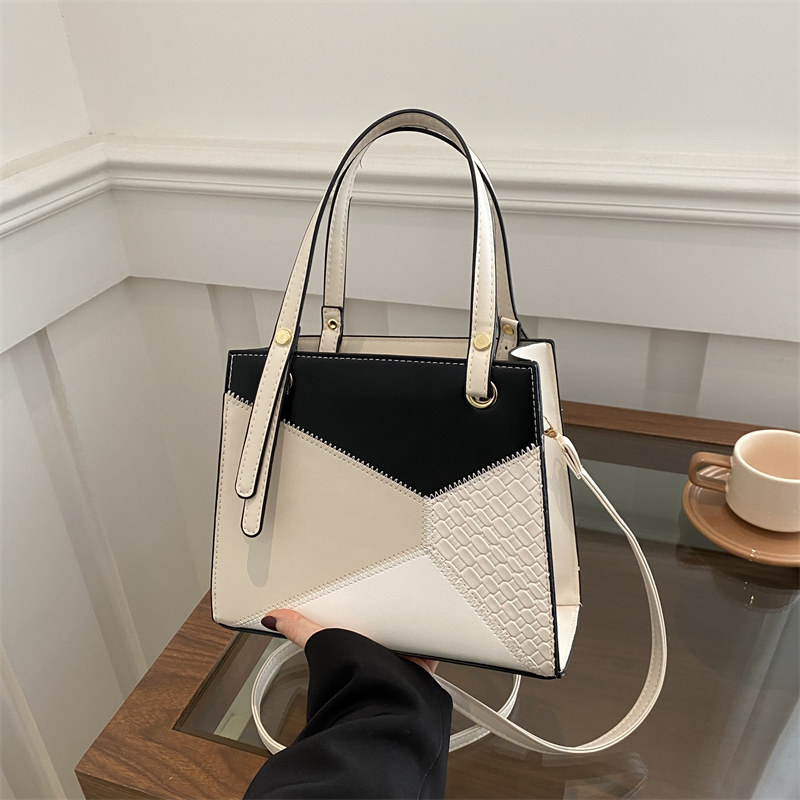 女包包2025新款潮流手提包韩版撞色大容量时尚单肩包高级感斜挎包,箱包皮具/热销女包/男包,通用款女包,淘宝优惠券,粉丝福利购,淘宝优惠卷