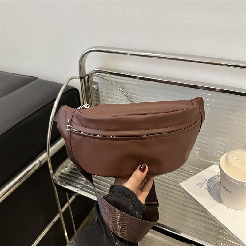 胸包包女2024冬季新款韩版时尚洋气拉链女士腰包宽肩带小包斜挎包,箱包皮具/热销女包/男包,胸包,淘宝优惠券,粉丝福利购,淘宝优惠卷