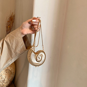 小众设计包包女2024新款 高级感迷你单肩斜挎包时尚 百搭链条腋下包