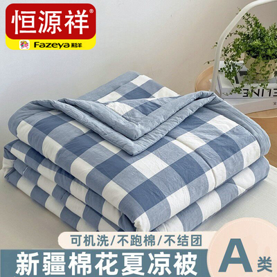 恒源祥A类新疆棉花可机洗空调被