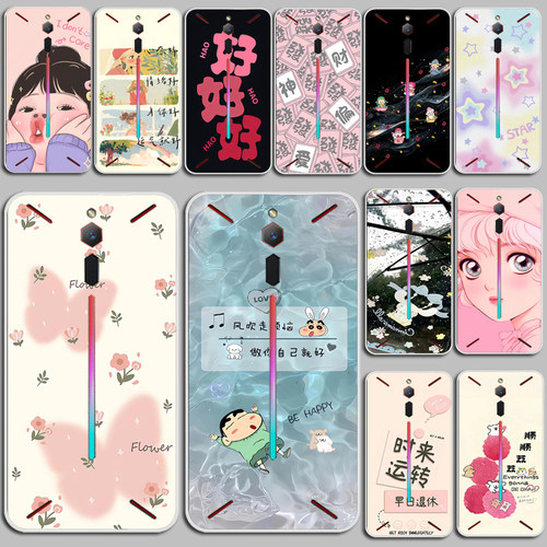 适用努比亚红魔Mars防摔壳NX619J29j游戏手机壳ZTE nubia硅胶外软壳硅胶软套外壳保护套