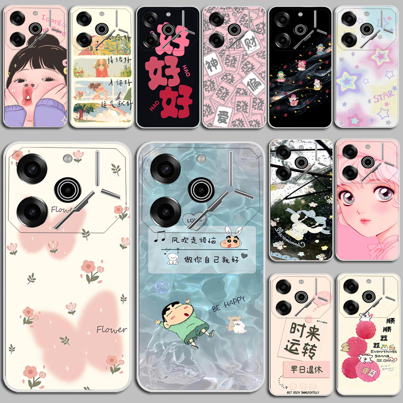 适用传音Tecno Pova 6Pro手机壳lnfinix Tecno Pova6Pro保护套软胶防摔磨砂硅胶软套外壳保护套