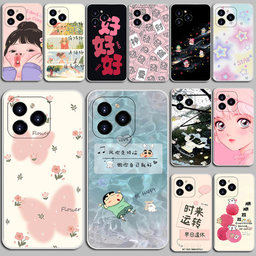 适用传音Tecno Pop8手机壳硅胶防摔Infinix Tecno Pop8保护套BG6磨砂硅胶软套外壳保护套