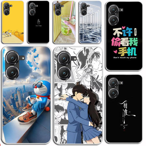 适用华硕Zenfone 10手机壳5G保护套全包透明磨砂硅胶壳防刮软简约外壳硅胶软套外壳防摔