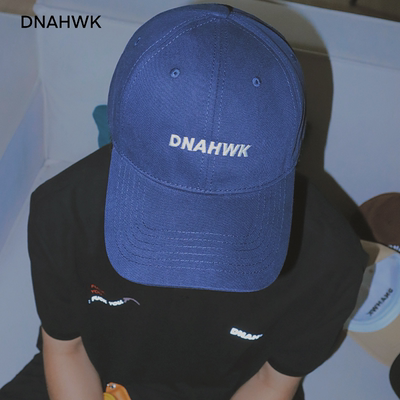 DNAHWK-LIFE系列棒球帽新款硬顶简约大头围美式复古街头帽子