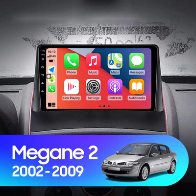 9寸大屏2003 06 07 09款适用雷诺Megane梅甘娜CC安卓车载中控导航
