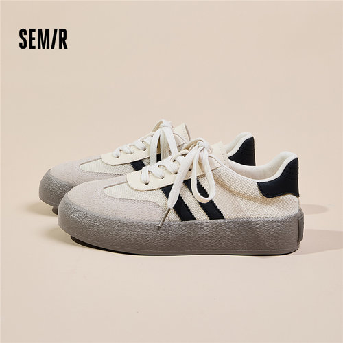 Semir2025夏季新款厚底增高德训