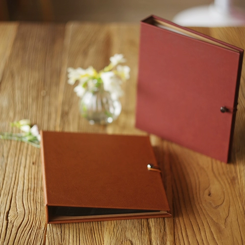 Leather Live Pages 6 -INCH 4R PLUCK -IN Paging Page Type Photo Photo Almam Poomemorative Book Baby Creative Gifts можно вставить 120