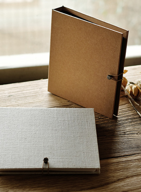 简约活页6寸4R插袋相册 创意插页式影集 宝宝成长创意礼品插120张