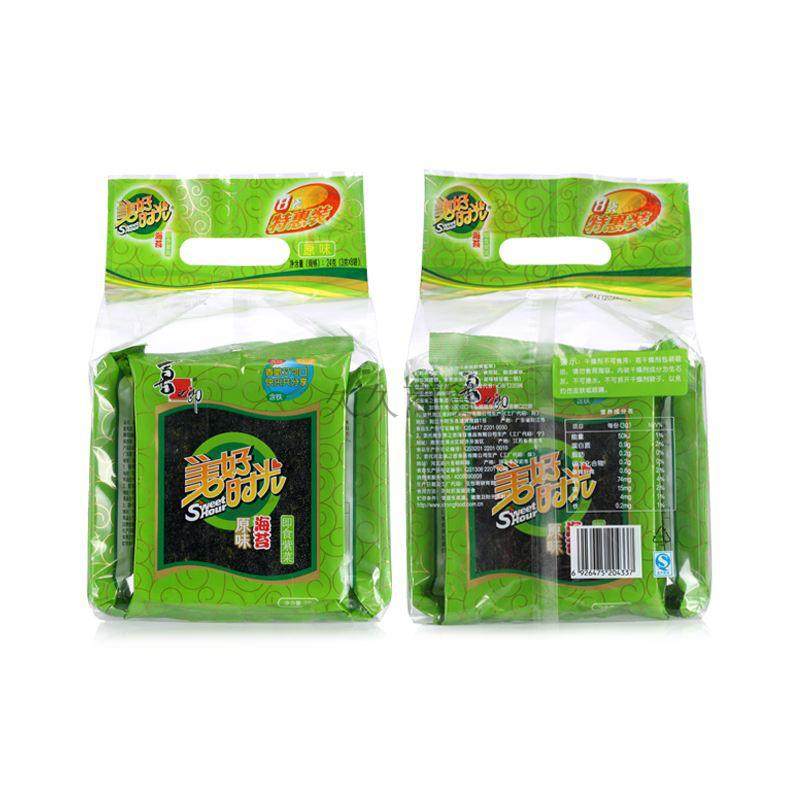 1包包郵喜之郎美好時光海苔24g(3g*8袋）1包原味即食紫菜休閑零食在類目 零食/堅果/特產, 魷魚絲/魚乾/海味即食, 海苔系列中 - 來自Buy2taobao.com提供專業的淘寶代購服務