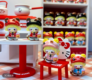 饰材料 定制奶酪kitty卡通食玩diy手工奶油胶冰箱贴发卡树脂配件装