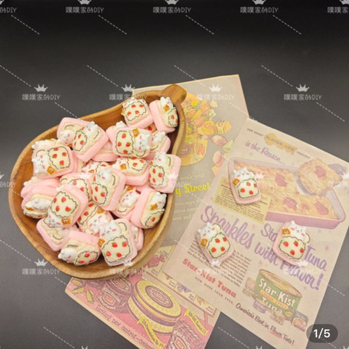 定制吉伊盖被卡通食玩diy手工奶油胶冰箱贴挂件树脂配件装饰材料