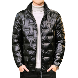 4002-3主推羽绒服男店主风冬季亮面短款羽绒服外套Y88图片