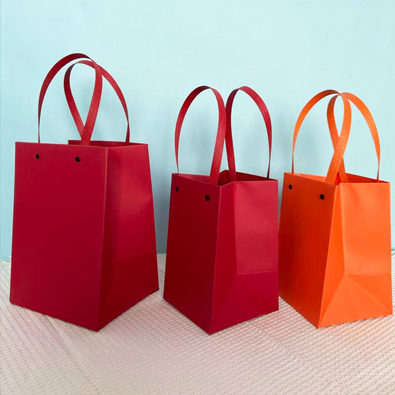 新年礼品袋手提袋定制茶叶礼袋宽底礼物袋红色袋子加厚大号包装袋,包装,礼品袋/塑料袋,淘宝优惠券,粉丝福利购,淘宝优惠卷