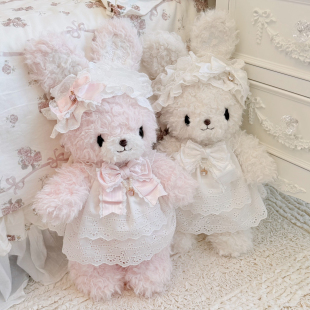 绵绵兔玩偶包绵羊泡芙原创lolita毛绒双肩斜跨可爱 点详情跳转