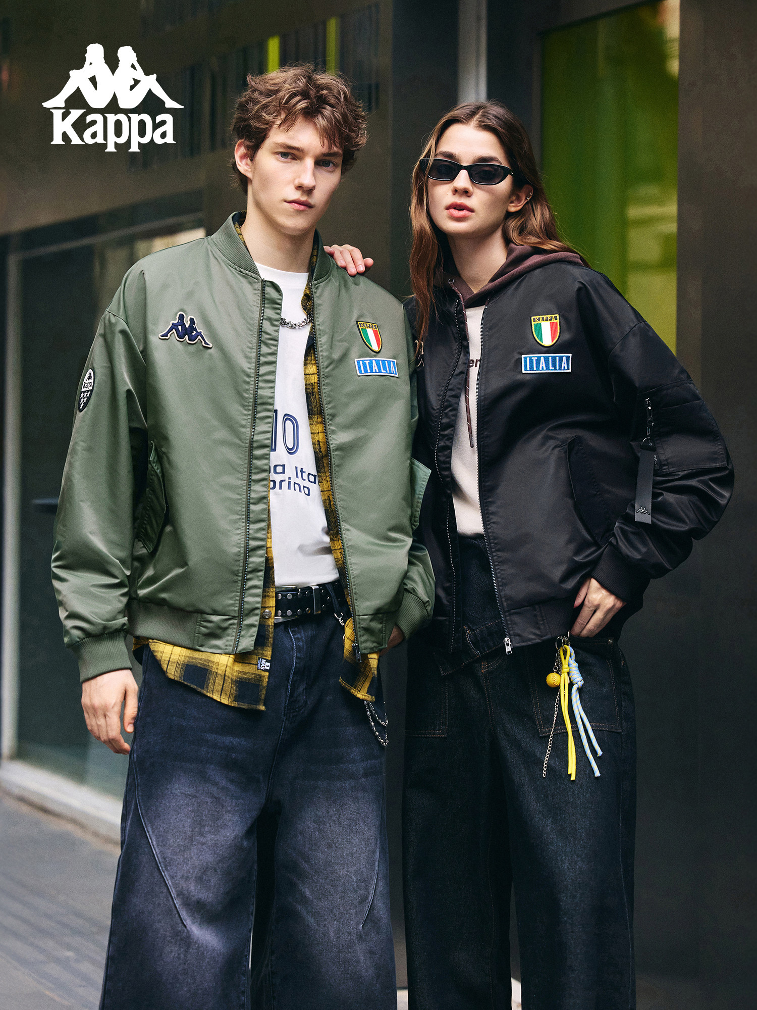 Осенняя новинка Kappa Kappa "спина к спине", спортивная куртка пилота-инструктора в американском стиле в стиле ретро, топ Изображение 1
