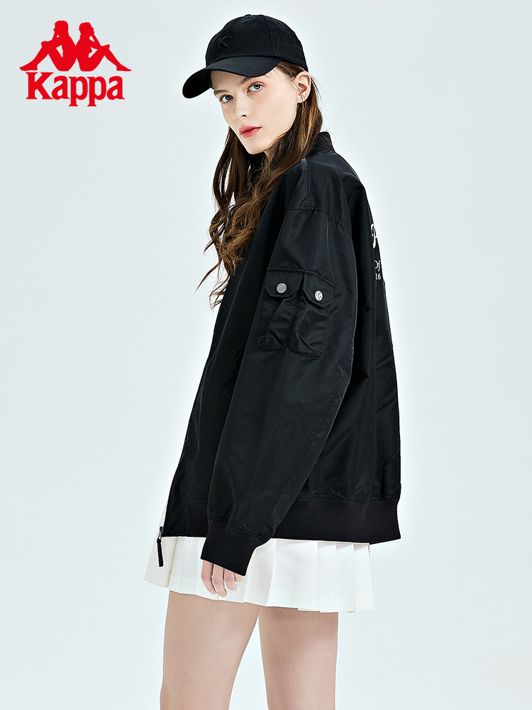 KAPPA 카파 백투백 재킷 봄 가을 신작 야구 유니폼 재킷 여성 캐주얼 스포츠 폭격기 재킷 남성