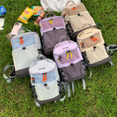 幼儿园书包2025新款 大容量户外登山双肩包轻便小学生旅行背包 时尚