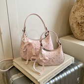 网红儿童包包2026新款 波点蝴蝶结女童手挎包可爱小女孩配饰包 时尚