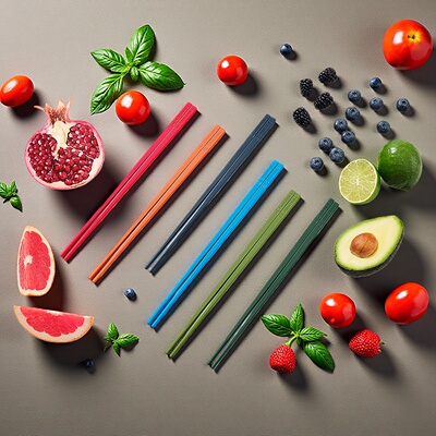 双立人now系列6色彩虹筷子