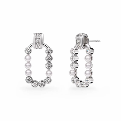 原创设计光环珍珠S925银针耳钉女