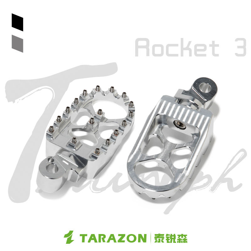 TARAZON适配凯旋火箭3前脚蹬T100搁脚踏speedmaster改装件