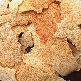 安徽全椒手工大铁锅柴火无添加土灶锅巴非油炸网红零食500克 4袋