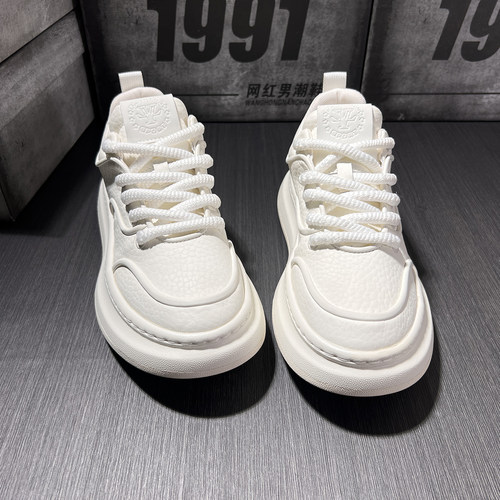 2025新款秋季厚底增高休闲板鞋