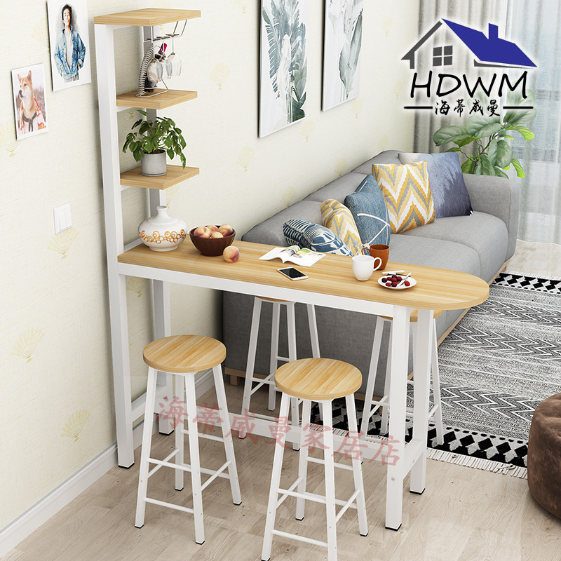 包邮家用吧台桌简约时尚玄关酒架柜客餐厅厨房靠墙隔断高脚桌椅|ruв категории жилой мебели, дело/Таблица класса, бар - от Buy2taobao.com для оказания профессиональной услуги покупки агента Taobao