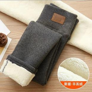 子2024上新款 运动秋裤 秋冬季 子中大童男孩加厚羊羔绒棉裤 裤 小童裤