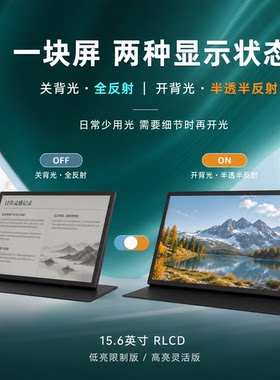 干眼专用显示器半透半反射