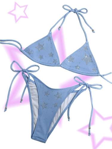 吊带比基尼club三角杯原创自制