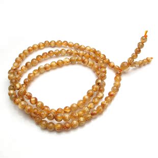 中国水晶矿石天然钛金手链水晶手串时尚饰品 6mm