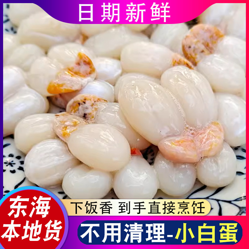 宁波墨鱼蛋大白蛋500g美味海鲜