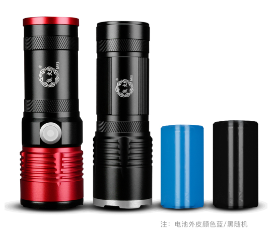 熊火 M8 M9钓鱼灯 夜钓灯套装强光手电筒数显4光源变焦户外照明