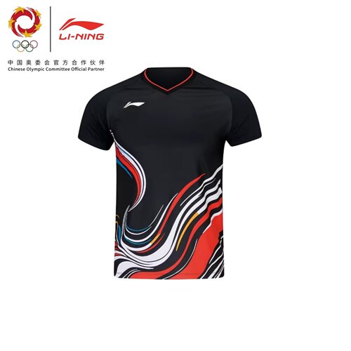 李宁国青大赛速干透气羽毛球服