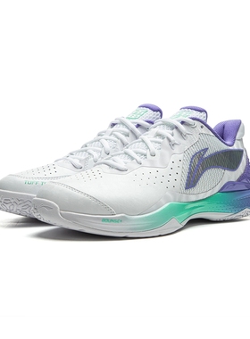 李宁羽毛球鞋beng科技男鞋雷霆NEW碳板减震防滑运动鞋女鞋AYZU015