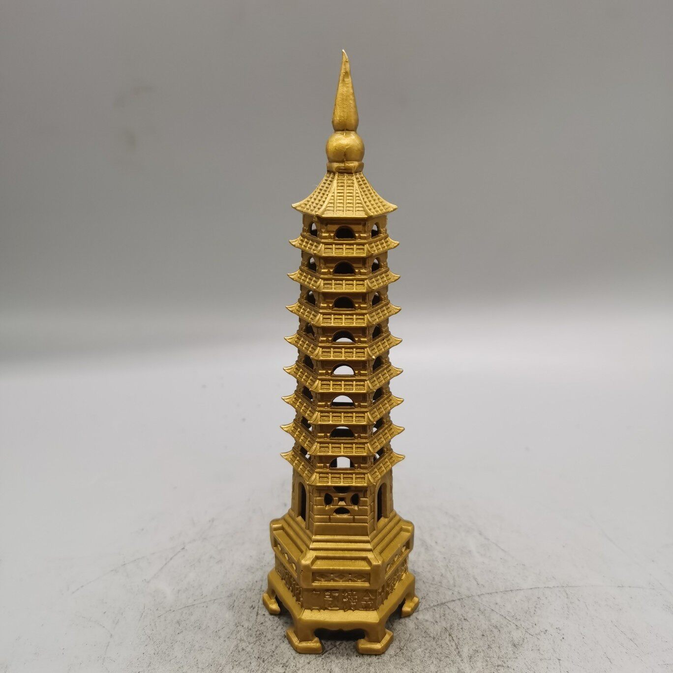 古玩纯铜文昌塔摆件步步高升有成客厅书房饰品金榜题名摆件桌面