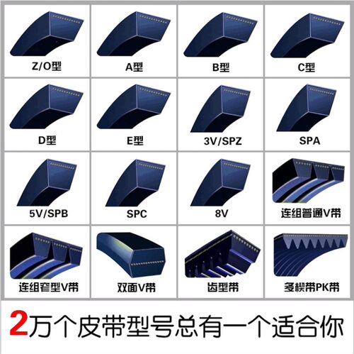 三维橡胶原装传动带型号齐全