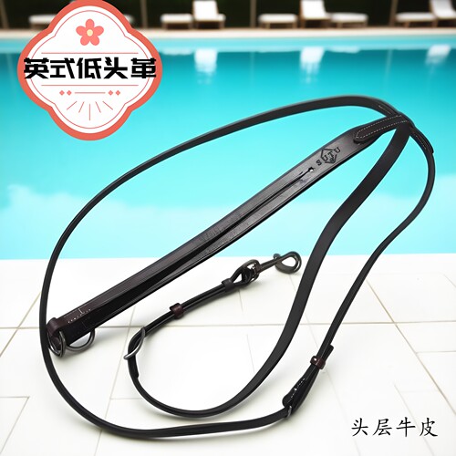 牛皮低头革前胸带三角套马鞍配件马术装备马具用品马匹装备