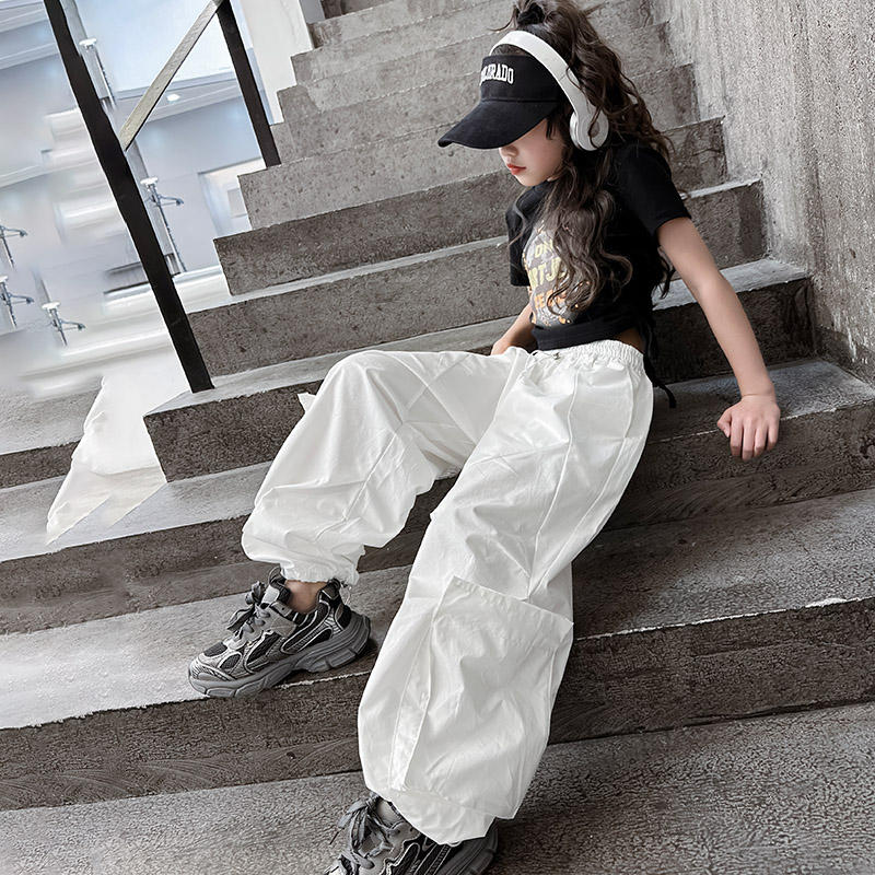 长裤休闲裤宽松裤子抽绳嘻哈街舞