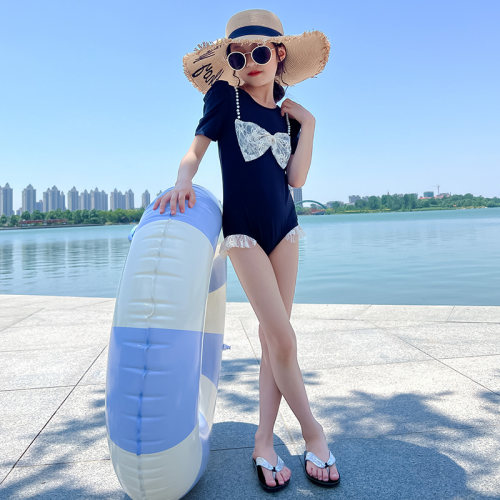 女童洋气透气夏季潮款连体泳衣
