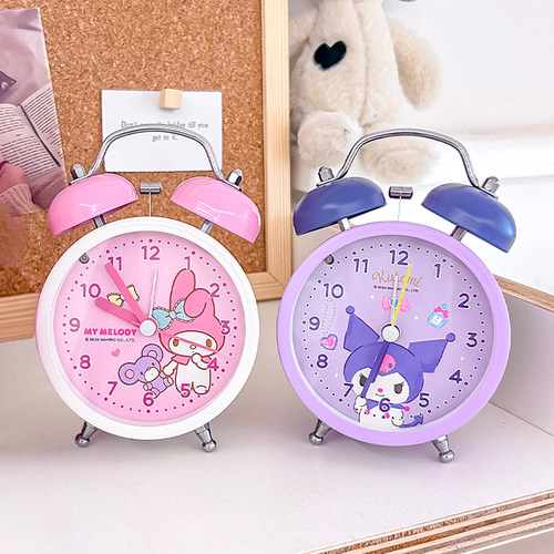 闹钟强力叫醒2025新款智能电子时钟桌面儿童学生专用三丽鸥库洛米