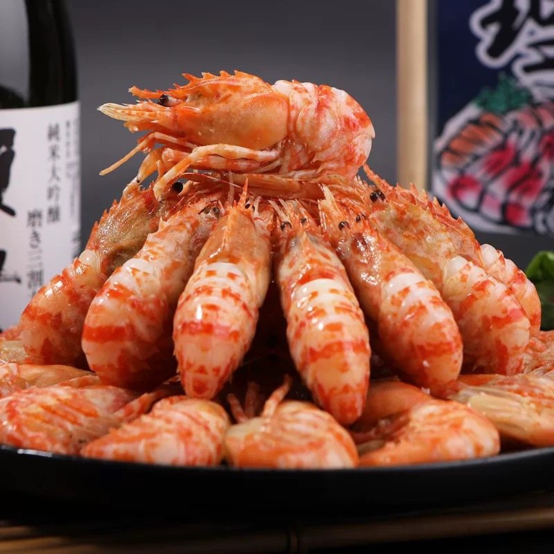 2斤正品格林兰虾北极甜虾美味甜虾进口北极冰虾俄罗斯格陵兰虾