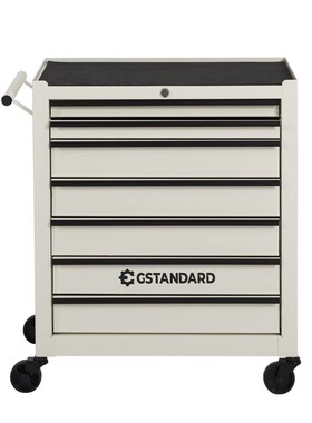 G家Gstandard北欧工业风咖啡厅画室白色分类柜移动储物柜工作台
