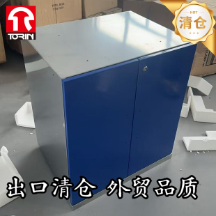 通润外贸清仓 加厚重型铁皮柜 工厂工作台工具柜工业级文件储物柜