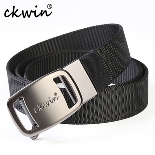 腰带年轻人加长胖子尼龙裤 潮帆布休闲牛仔裤 带 男士 布皮带2026新款